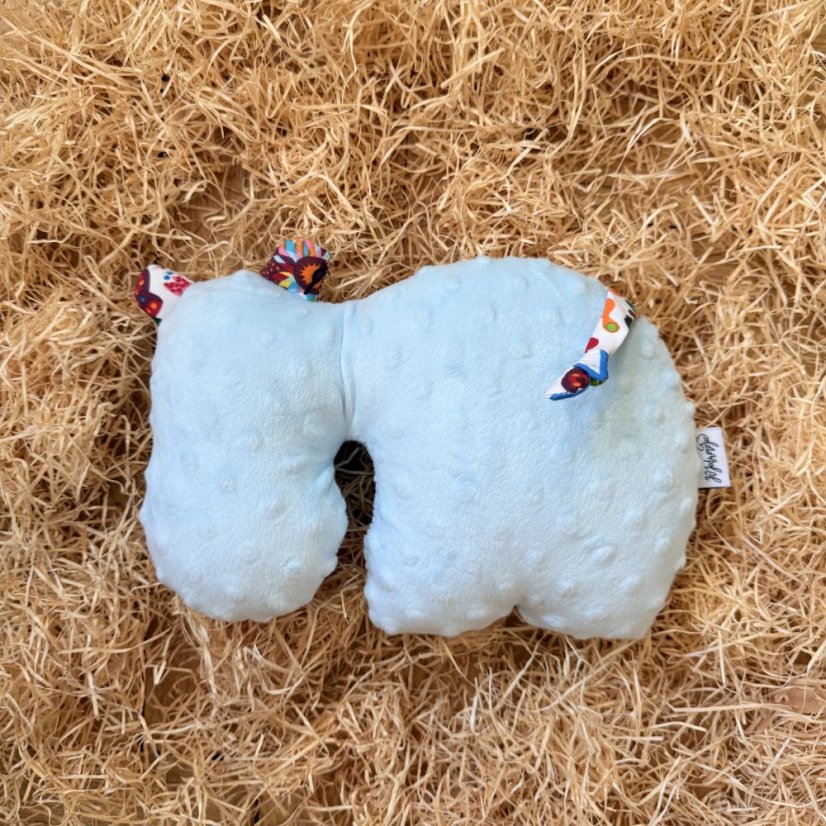 Já Hrošík - Baby modrá - veselý motýl